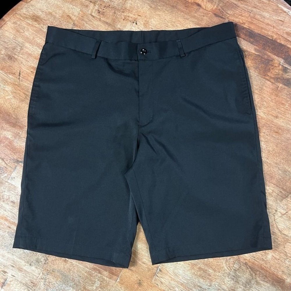 Slazenger‎ Lightweight Golf Shorts Black Mens 36 10" Inseam Stretch Athletic